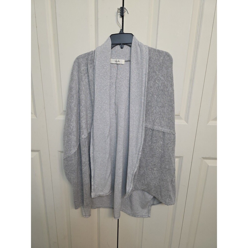 Evelyn Bluer Short Sleeve Cardigan, One Size, 85% Modal 15% Polyester, Used, Sta